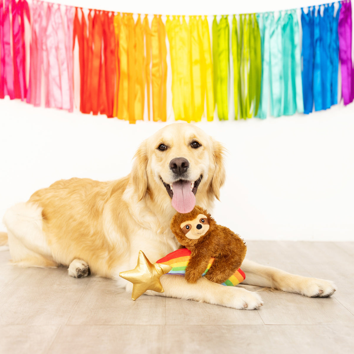 Parody Paws: Unique Plush Dog Toys with a Fashionable Twist