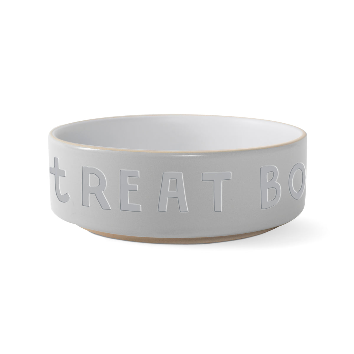 SCULPT TREAT WORDS MEDIUM PET BOWL by Fringe Studio