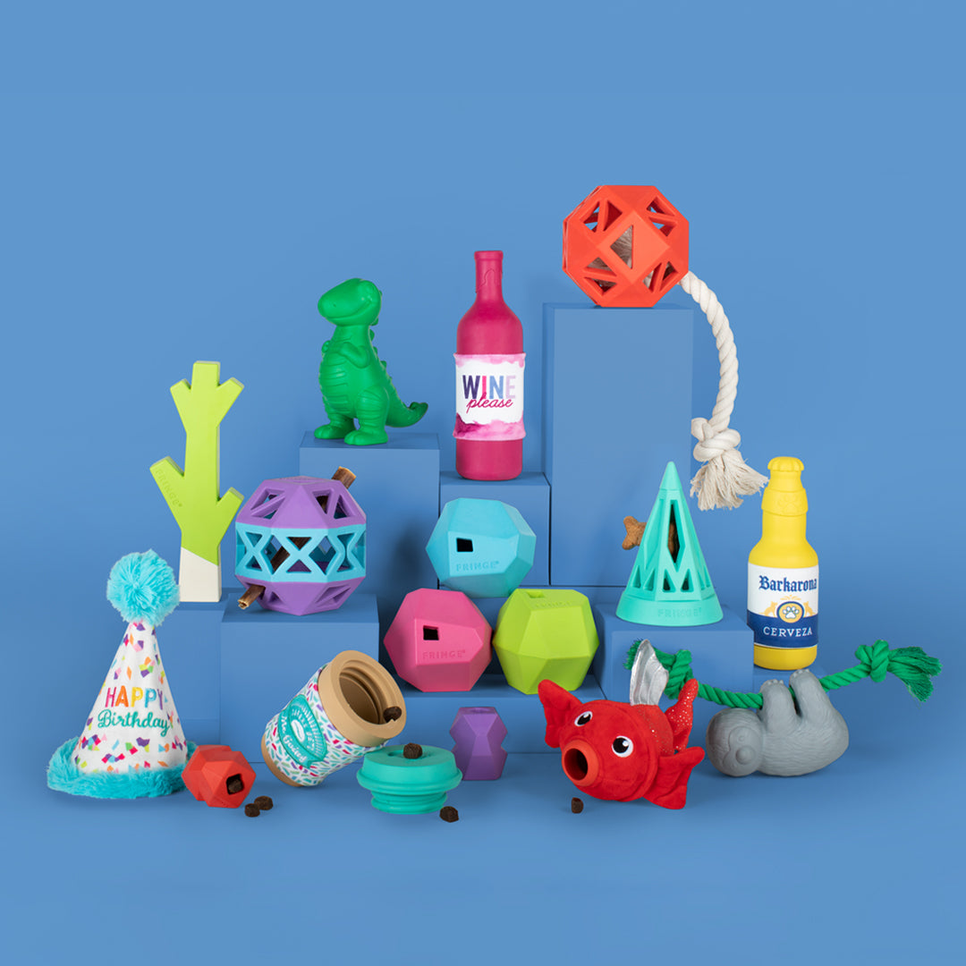 Rubber Dog Toys by Fringe Studio