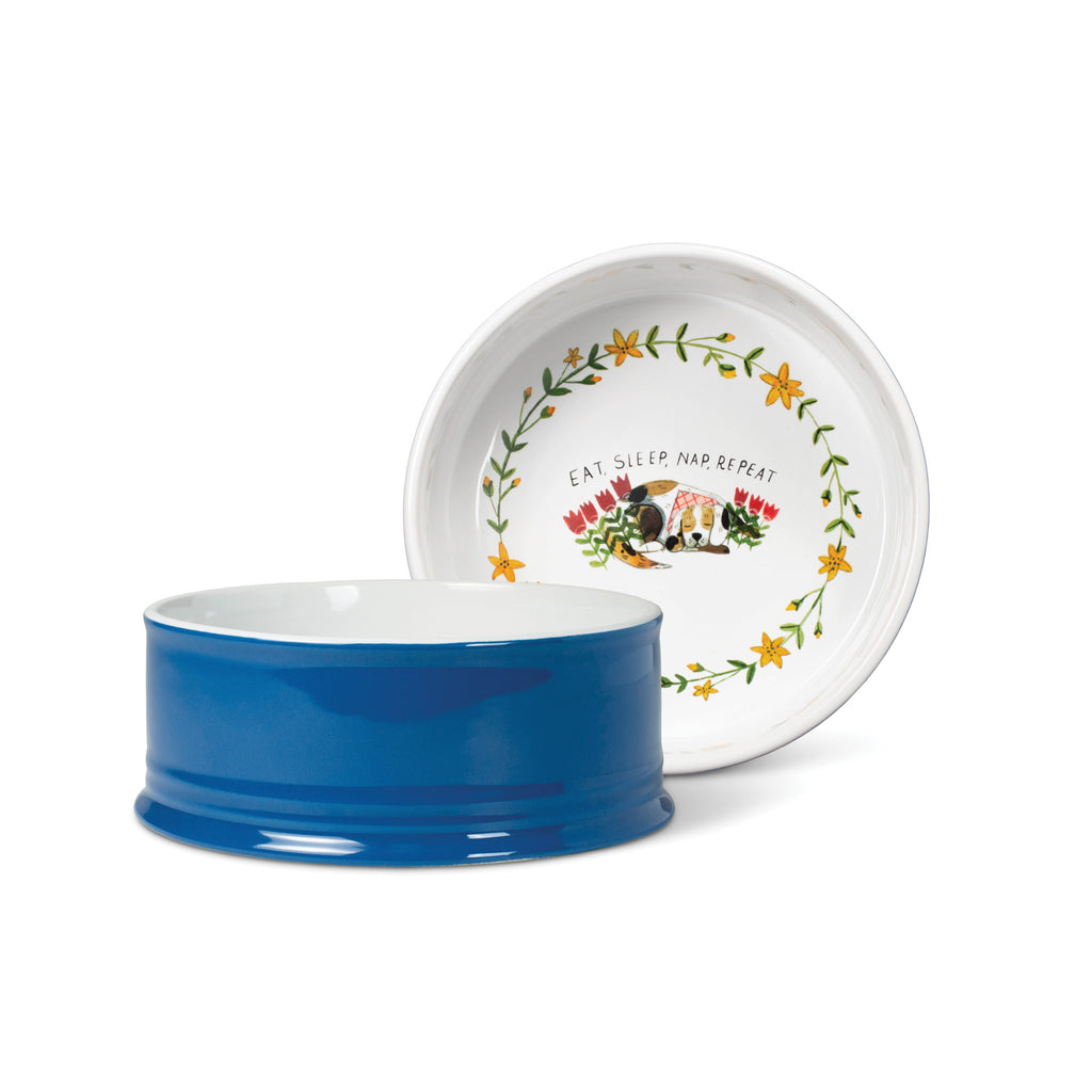 PETSHOP MS EAT, SLEEP, NAP MEDIUM DOG BOWL