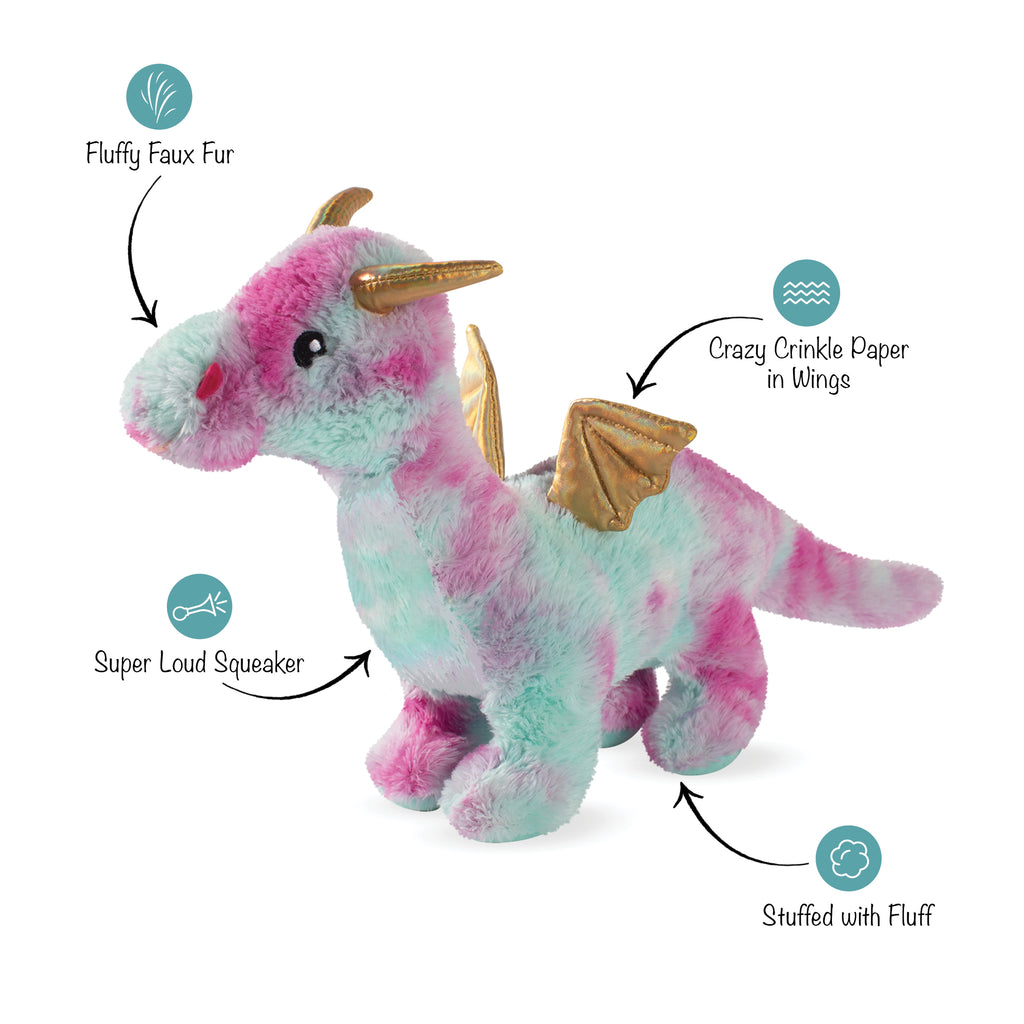 PETSHOP MAGENTA DRAGON DOG TOY