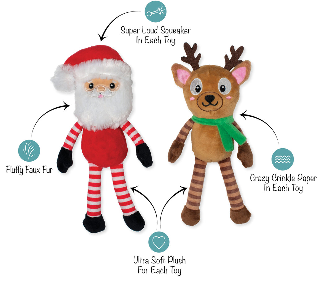 PETSHOP FRIENDS AT FROST SIGHT 2 PC DOG TOY