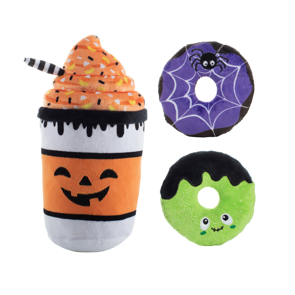 PETSHOP COFFEE SCREAM SUGAR 3 PIECE DOG TOY SET