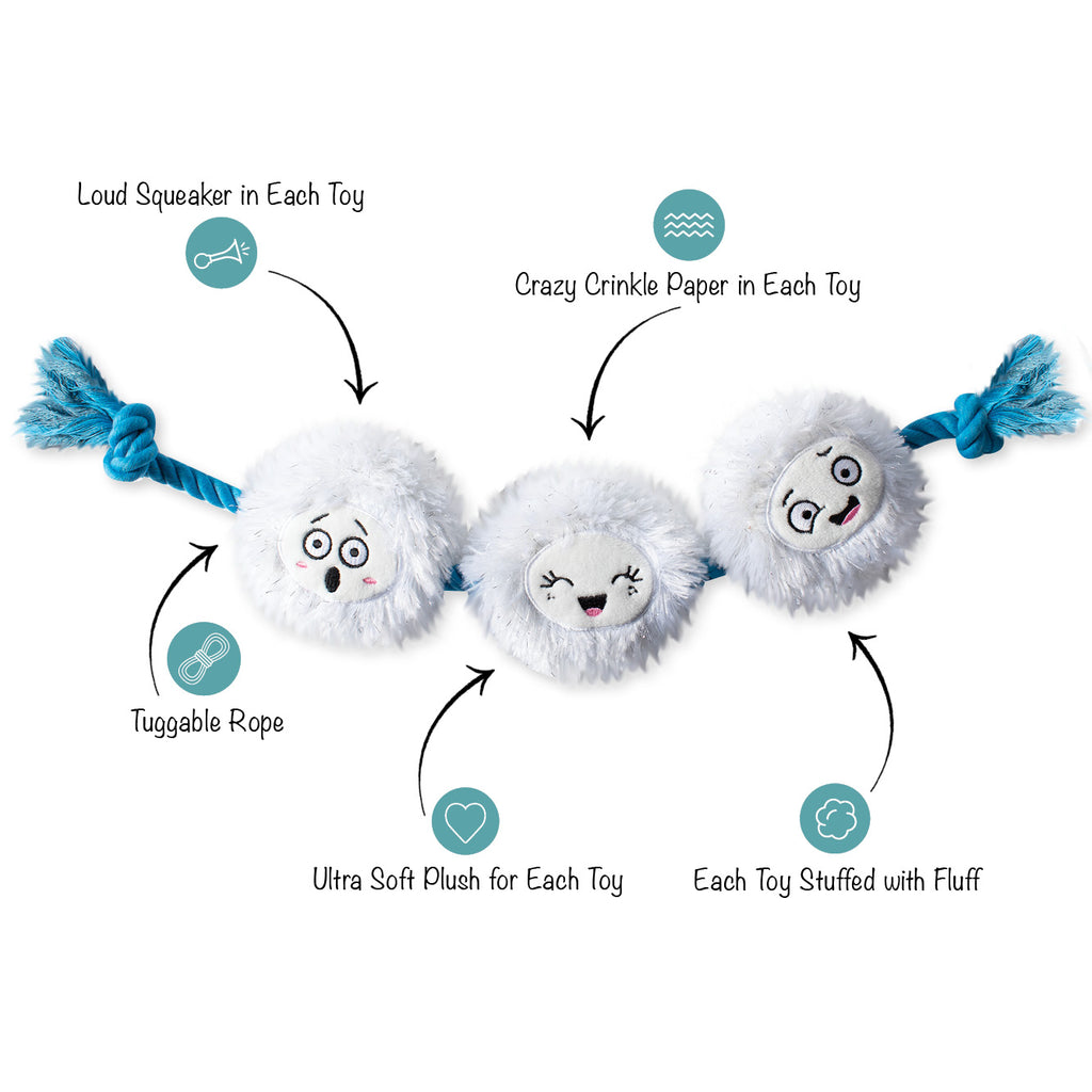 PETSHOP SNOW TIME FOR FUN DOG TOY