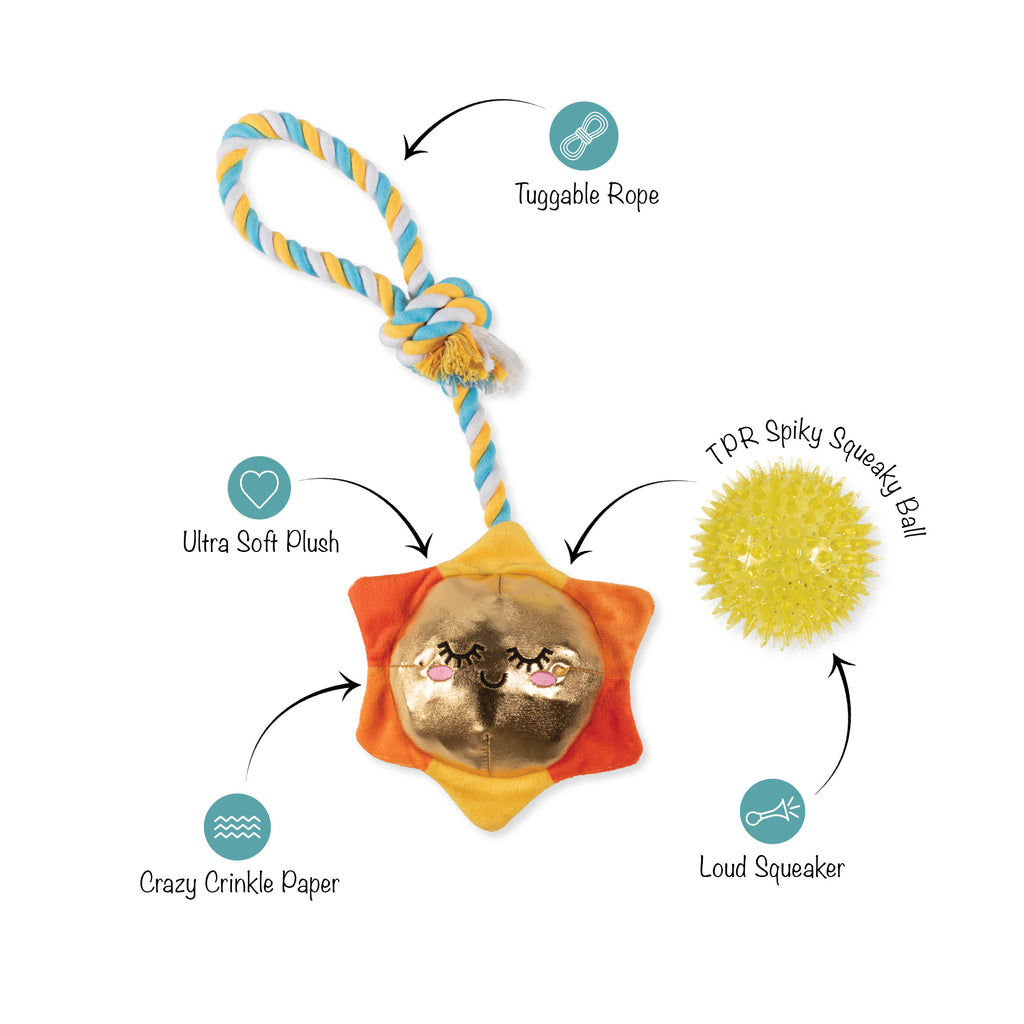 PETSHOP SUN-DAY I'M IN LOVE ROPE DOG TOY