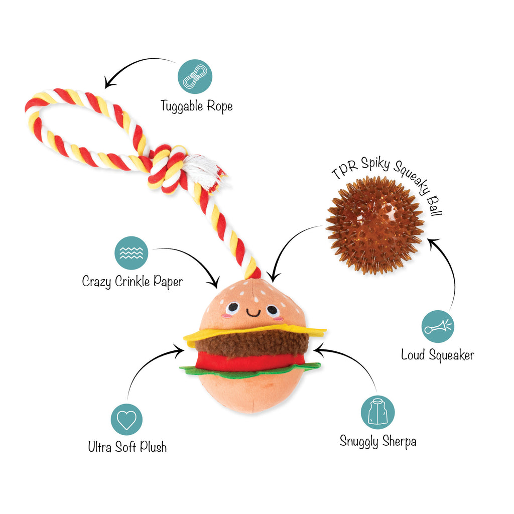 PETSHOP YOU'RE THE BUN THAT I WANT ROPE DOG TOY