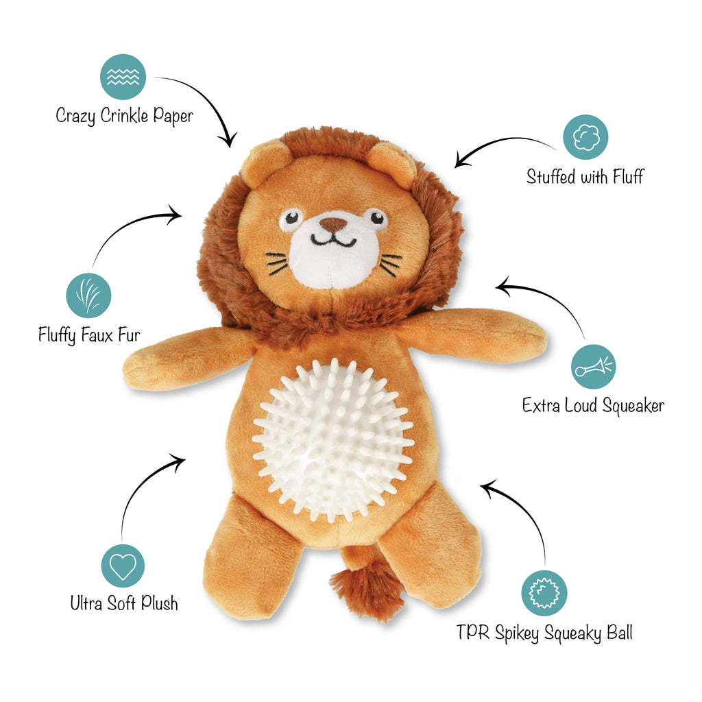 PETSHOP CAN'T BE TAMED PLUSH/SPIKEY BALL TOY