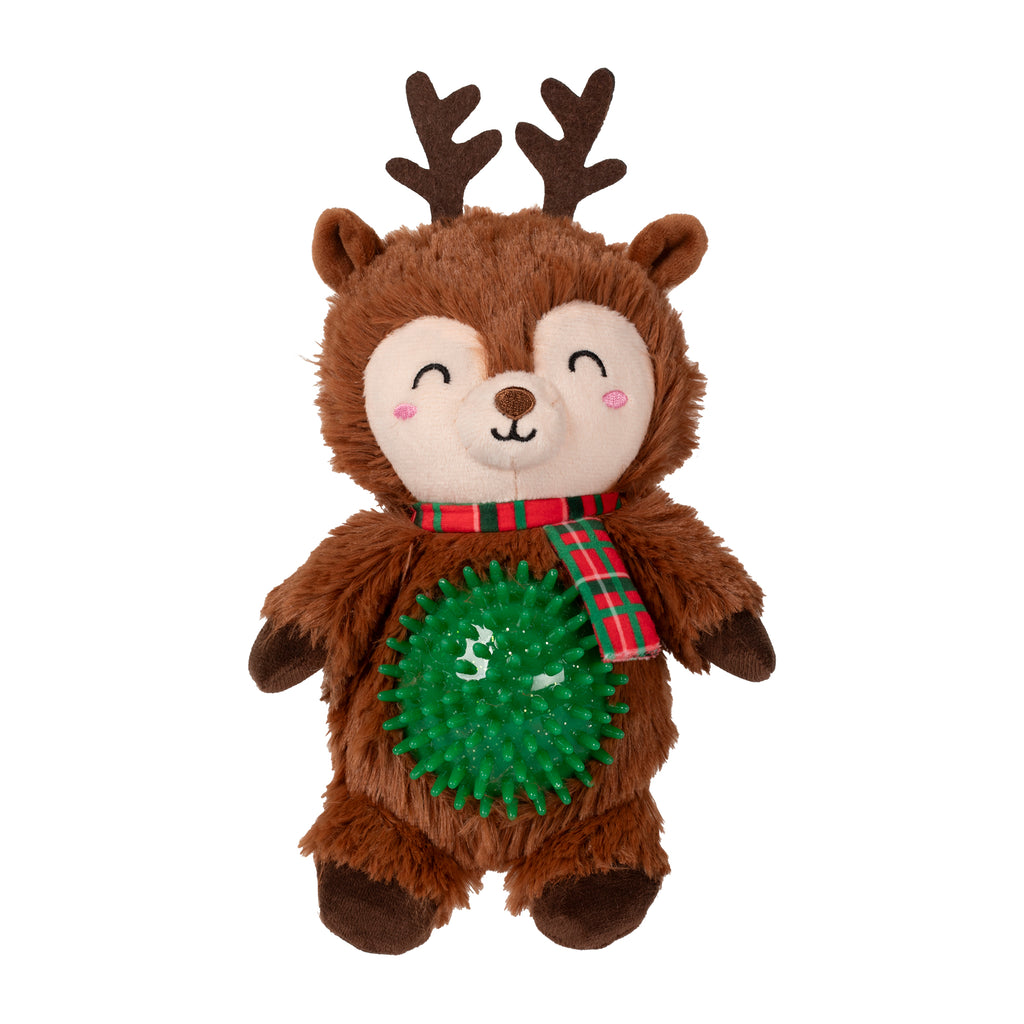 PETSHOP REIN IT IN, PAL! SPIKY BALL DOG TOY