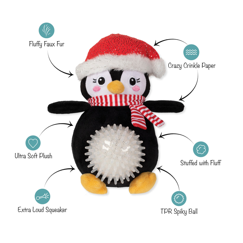 PETSHOP PLAY IT COOL SPIKY BALL DOG TOY