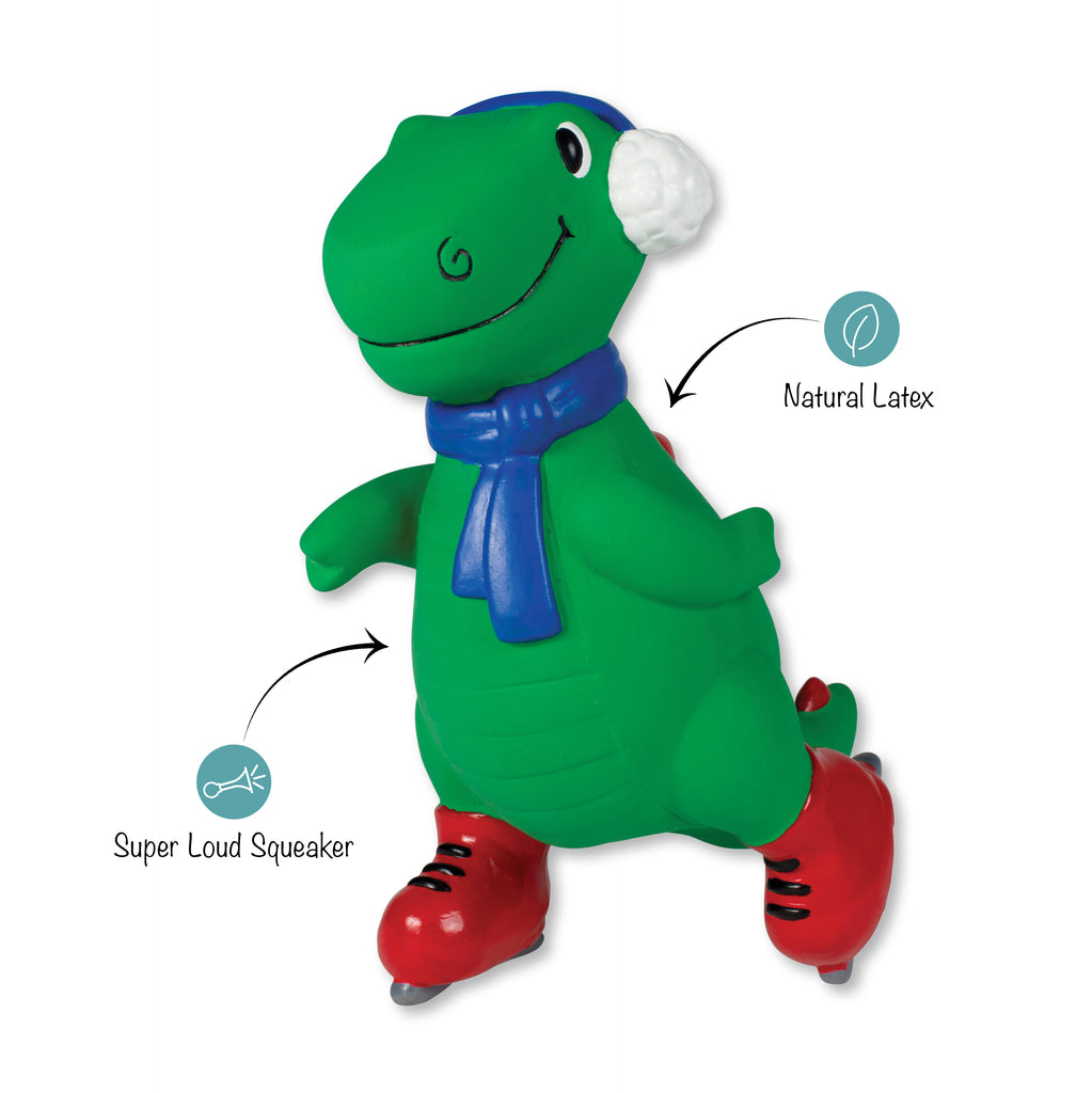 PETSHOP REXY ON ICE LATEX DOG TOY