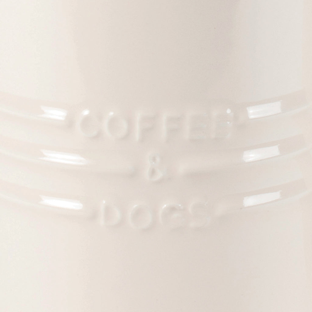 PETSHOP COFFEE & DOGS IVORY MUG