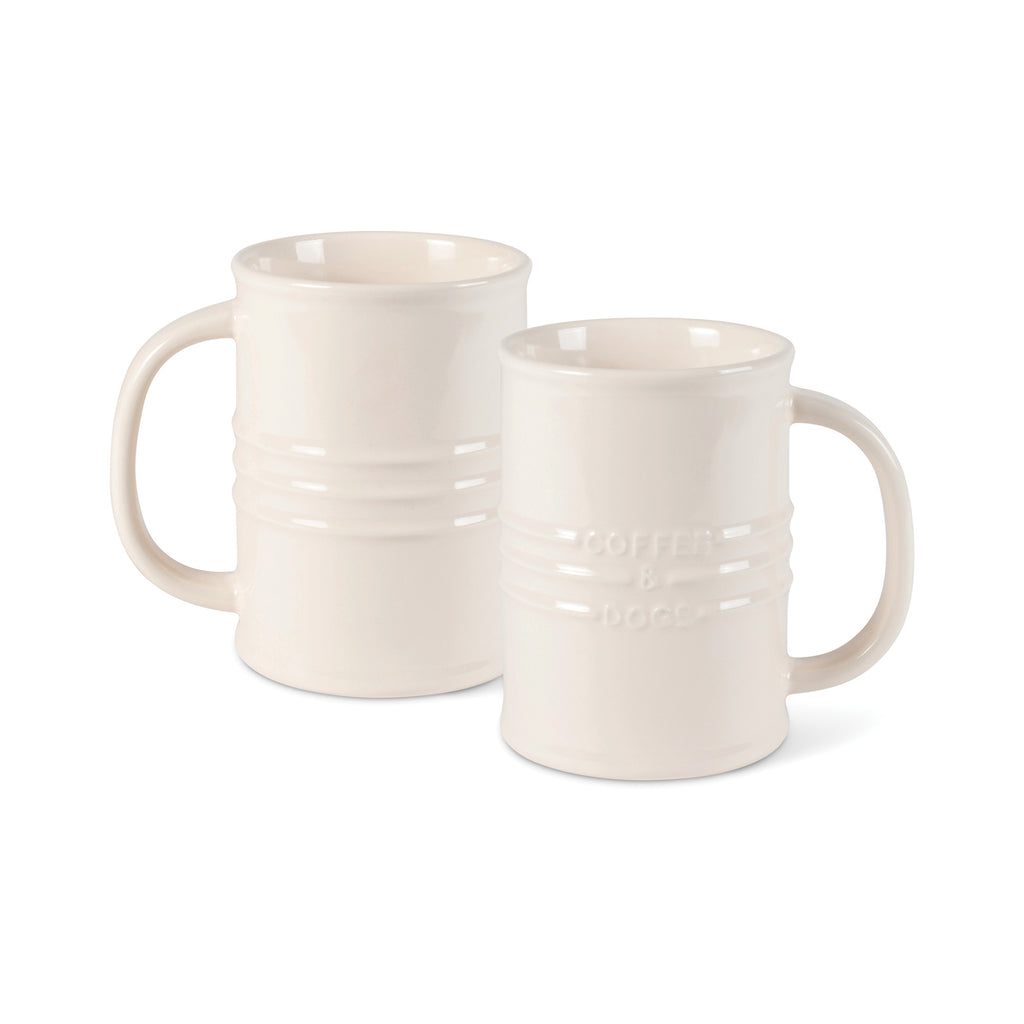 PETSHOP COFFEE & DOGS IVORY MUG