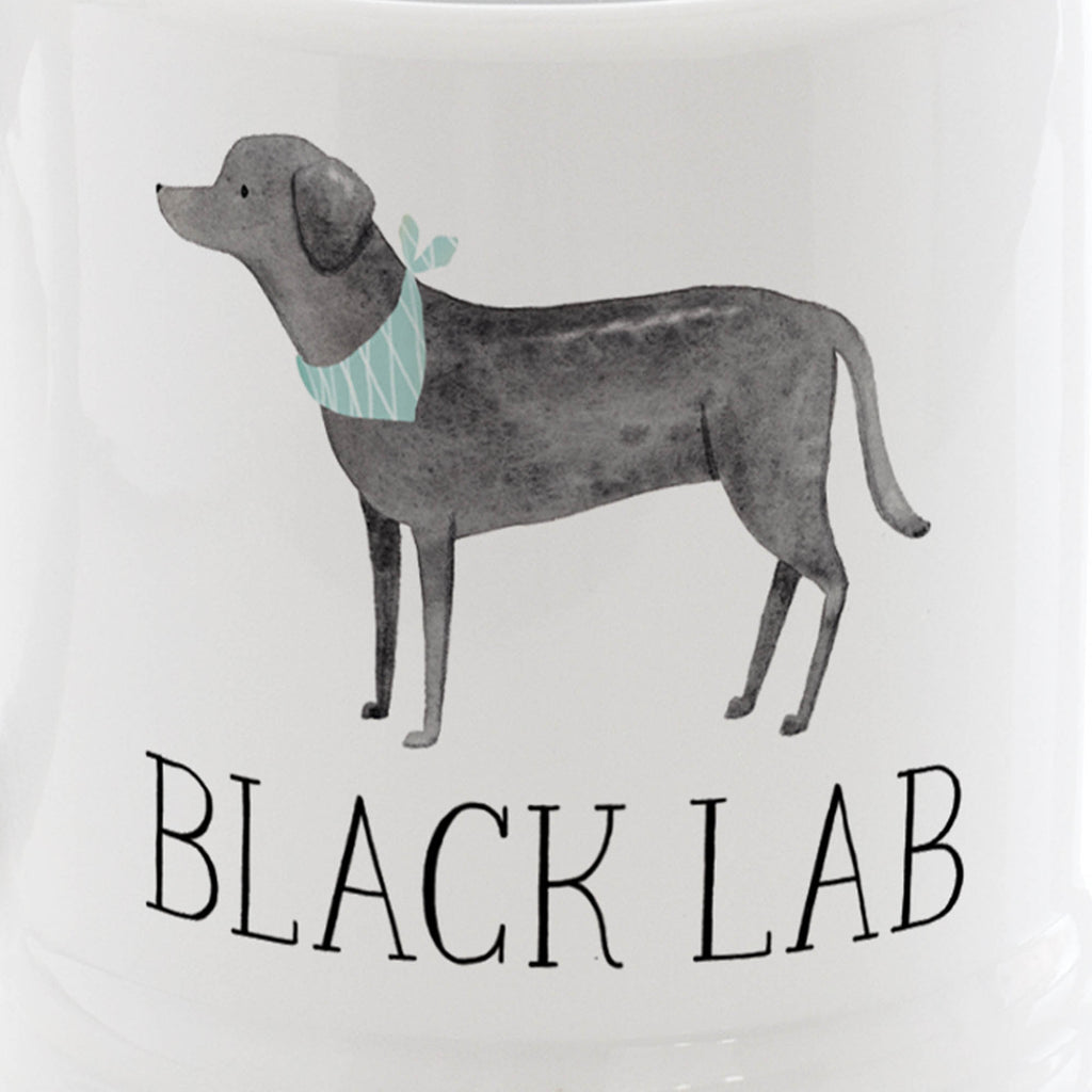 PETSHOP JULIANNA SWANEY BLACK LAB MUG