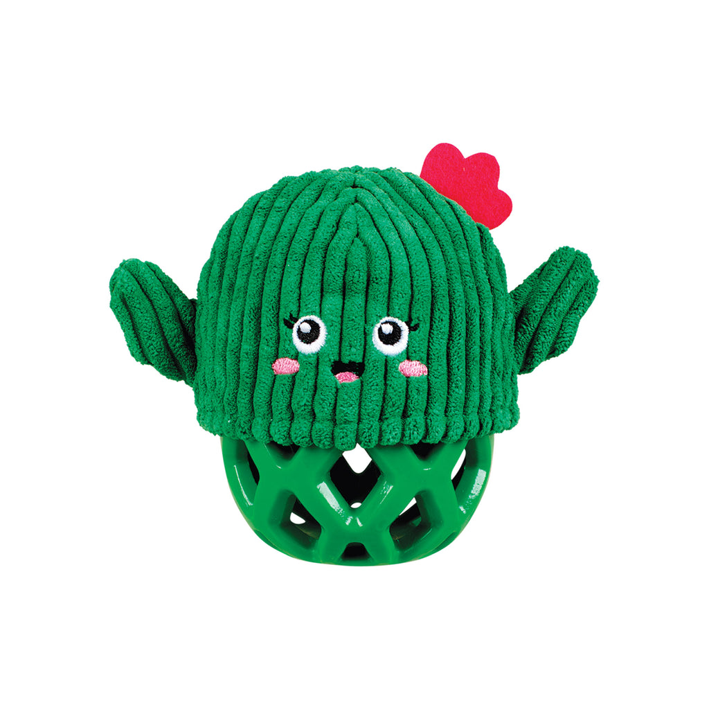 PETSHOP PRICKLY BUT SWEET RUBBER/PLUSH DOG TOY