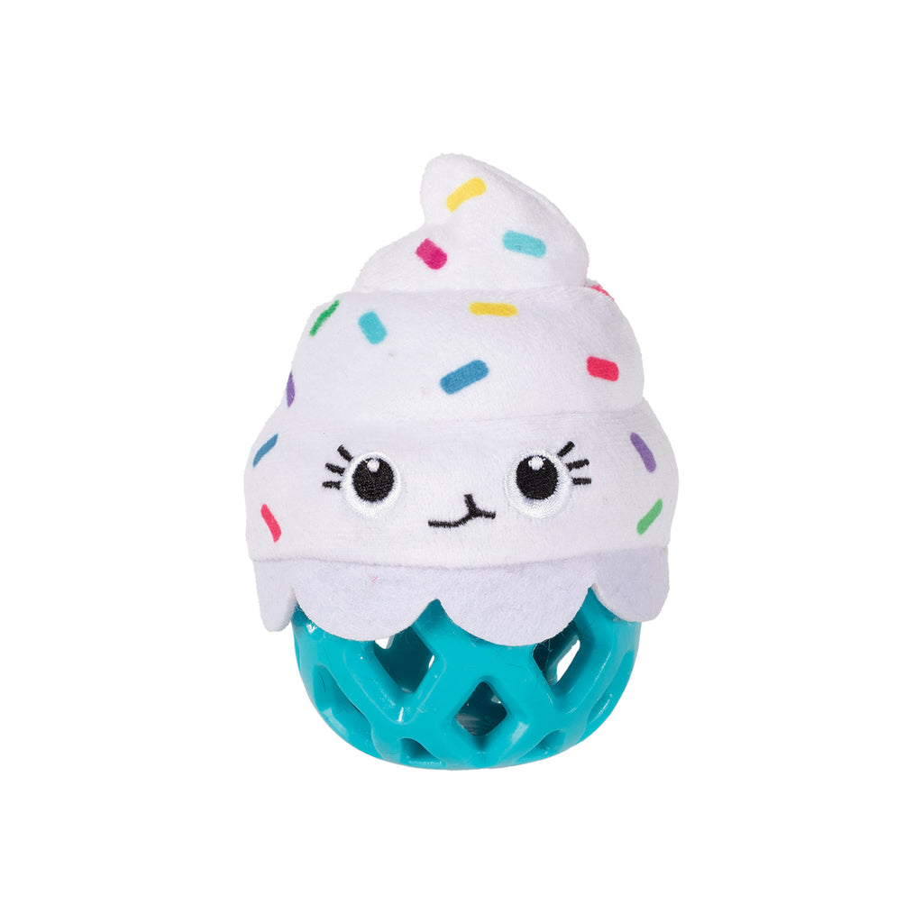 PETSHOP HERE FOR THE CUPCAKES RUBBER/PLUSH DOG TOY