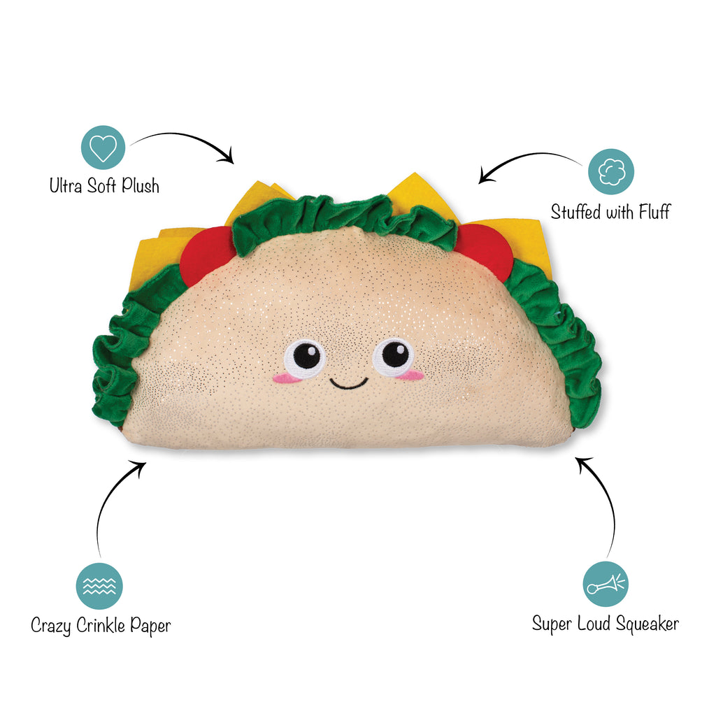 PETSHOP FANTAS-TACO! LARGE PLUSH DOG TOY