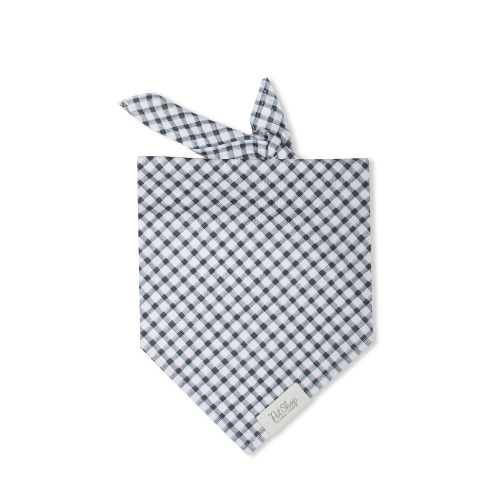 PETSHOP PAINTED GINGHAM BANDANA