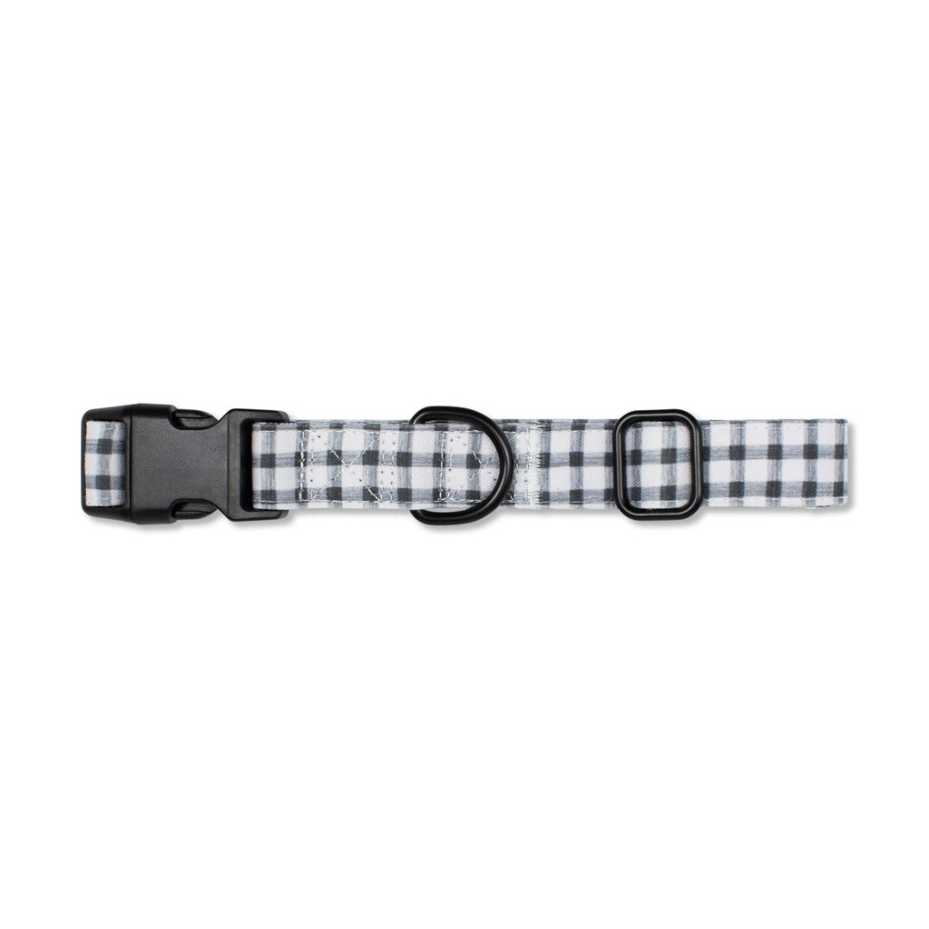 PETSHOP PAINTED GINGHAM DOG COLLAR