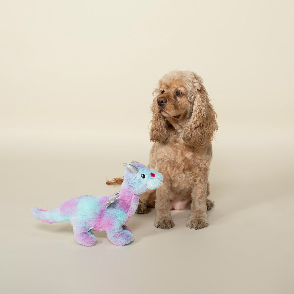 PETSHOP MAGENTA DRAGON DOG TOY